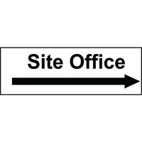 Site office arrow right sign