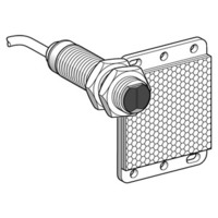 XU1-Optoe. Sensor, Reflex.schr., Sn 4m, 12-24 V DC, 2m Kabel