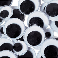 Rapid Black and White Wiggly Eyes - Pack of 100