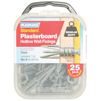 Plasplugs CF111 CF 111 Standard Plasterboard Fixings Pack of 25