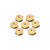 Toolcraft Brass Hexagonal Nuts DIN 934 M3 Pack Of 100