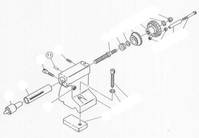 PROXXON 24200-0511 Stift 4x8mm für Drehmaschine PD360