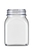 500 ml Square wide-mouth containers series 310 PVC clear without cap no. 9073073