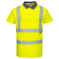 PORTWEST HI-VIS POLO SHIRT YELLOW SIZE 2XL