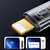 Kabel do iPhone USB - Lightning do ładowania i transmisji danych 2.4A 20W 2m czarny