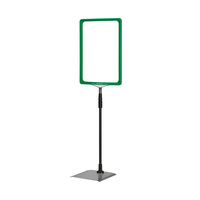 Promotional Display / Poster Stand "C Series" | green, similar to RAL 6032 A3