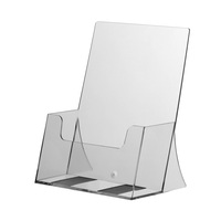 Leaflet Holder / Brochure Holder / Tabletop Display / Leaflet Stand "Delta" with Large Fill Depth | A5 156 mm 57 mm