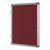 Bi-Office Enclore Burgundy Felt Lockable Notice Board 15xA4 1160x980mm frontal view