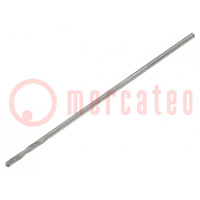 Drill bit; for metal; Ø: 0.5mm; Features: hardened