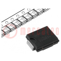 Diode: TVS; 1,5kW; 36,7V; 28,1A; Unidirektional; SMC; Rolle,Band