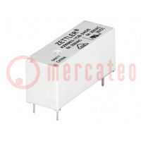 Relay: electromagnetic; SPDT; Ucoil: 24VDC; 8A; 8A/250VAC; 8A/30VDC