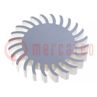 Heatsink; LED; Ø: 105mm; H: 15mm