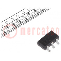 IC: digital; multiplexer; Ch: 1; IN: 2; CMOS,TTL; SMD; SC74; LVC