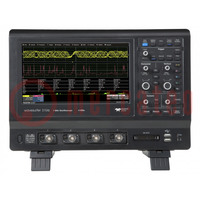 Oscilloscope: digital; Ch: 4; 1GHz; 2Gsps; 10Mpts; 500p÷100s/div