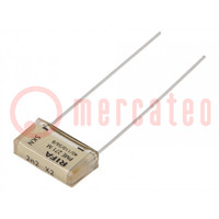 Capacitor: paper; X2; 2.2nF; 275VAC; 10.2mm; ±20%; THT; PME271M
