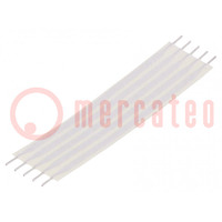 Connector: elastische geleiderbrug; R.lint: : 2,54mm; L: 50,8mm