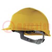 Protective helmet; adjustable; Size: 53÷63mm; yellow; ZIRCON I