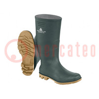Boots; Size: 43; green; PVC; bad weather,slip; high