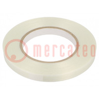 Tape: electrical insulating; W: 15mm; L: 50m; Thk: 0.085mm; acrylic