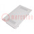 Enclosure: multimedia; IP30; plaster embedded; white; steel