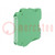 Behuizing: op DIN-rail; polycarbonaat; groen; UL94V-0