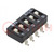 Switch: DIP-SWITCH; Poles number: 5; OFF-ON; 0.025A/24VDC; Pos: 2