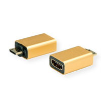 ROLINE GOLD Adaptateur HDMI, HDMI F - HDMI Mini M