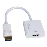 ROLINE Adaptateur DisplayPort - HDMI, actif, v1.2, DP M-HDMI F