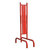 Stahl Scherensperre rot/weiß, Maße (LxH): 100 x 280 cm