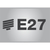 Symbol zu Fassung Tacito E27 mit Kabel 2600 mm weiß
