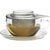 Produktbild zu Tee-Obere mit Untere, Edelstahl­filter und Deckel