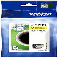 BROTHER LC-3233Y INKJET CARTRIDGE, STANDARD YIELD, YELLOW, BROTHER GENUINE SUPPLIES
