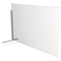 Trennwand Erweiterung 180° transparent Standfuß ORGADESK OTS10060-180