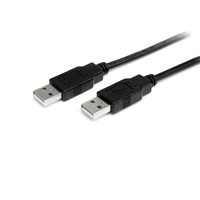 StarTech.com 1m USB 2.0 A auf A Kabel - Stecker/Stecker - Schwarz
