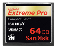 SanDisk 64GB Extreme Pro CF 160MB/s Kompaktflash