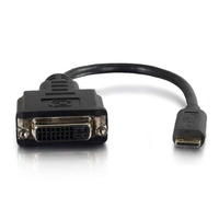 C2G 80505 cavo e adattatore video 0,2 m Mini-HDMI DVI-D Nero