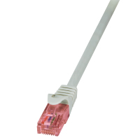 LogiLink 7.5m, Cat6 kabel sieciowy Szary 7,5 m U/UTP (UTP)