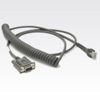 Zebra RS232 Cable kabel sygnałowy 2,7 m Szary