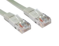 Cables Direct RJFLAT-02 networking cable Grey 2 m Cat5e U/UTP (UTP)