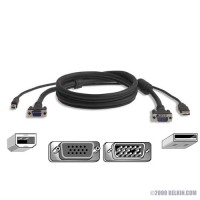 Belkin F3X1962-10 cable para video, teclado y ratón (kvm) 3 m