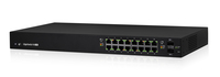 Ubiquiti ES-16-150W hálózati kapcsoló Vezérelt L2/L3 Gigabit Ethernet (10/100/1000) Ethernet-áramellátás (PoE) támogatása Fekete