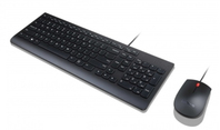 Lenovo 4X30L79914 klawiatura Dołączona myszka USB Słowacki Czarny