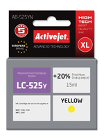 Activejet Encre AB-525YN (remplacement Brother LC525Y ; Suprême ; 15 ml ; jaune)