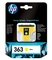 HP 363 inktcartridge 1 stuk(s) Origineel Normaal rendement Geel