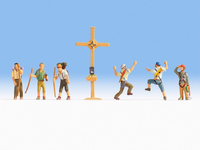 NOCH Mountain Hikers with Cross makett alkatrész vagy tartozék Figurák