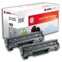 AgfaPhoto APTC725DUOE toner cartridge Compatible Black 2 pc(s)