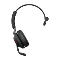 Jabra Evolve2 65, UC Mono Headset Vezeték nélküli Fejpánt Iroda/telefonos ügyfélközpont USB A típus Bluetooth Fekete