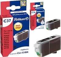Pelikan C36/C37 inktcartridge 2 stuk(s) Normaal rendement Zwart