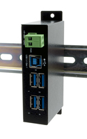EXSYS EX-1504HMS hub de interfaz USB 3.2 Gen 1 (3.1 Gen 1) Type-B 5000 Mbit/s Negro