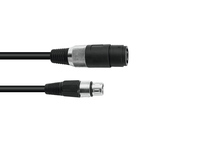 Omnitronic 30225600 audio cable 1 m XLR (3-pin) Black